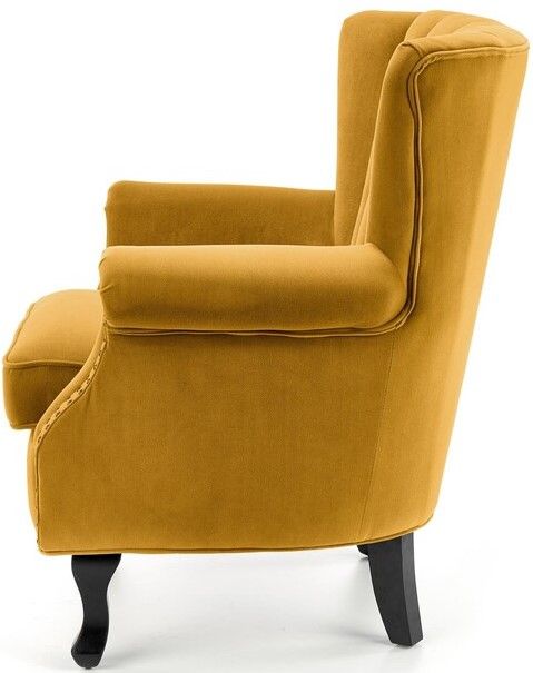 Lounge Chair Oristano | size: Width: 73cm, Height: 87cm, Depth: 70cm | color: Yellow | image: 2 | variant: 1002836