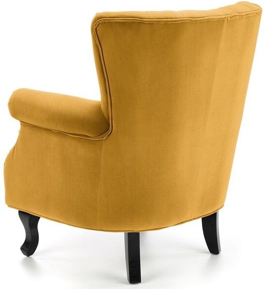 Lounge Chair Oristano | size: Width: 73cm, Height: 87cm, Depth: 70cm | color: Yellow | image: 3 | variant: 1002836