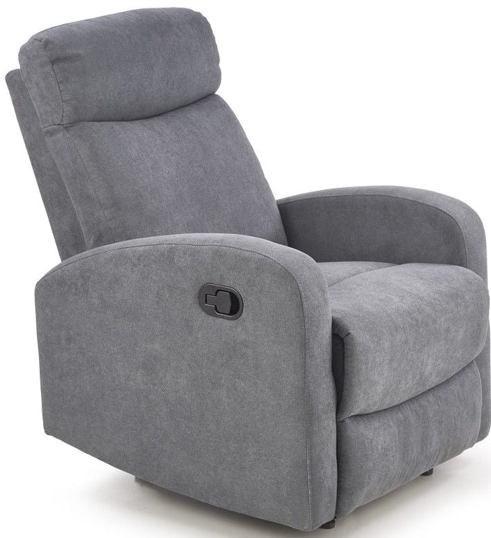 Lounge Chair Oslo 1S | size: Width: 75cm, Height: 100cm, Depth: 95cm | color: Gray | image: 1 | variant: 1005702