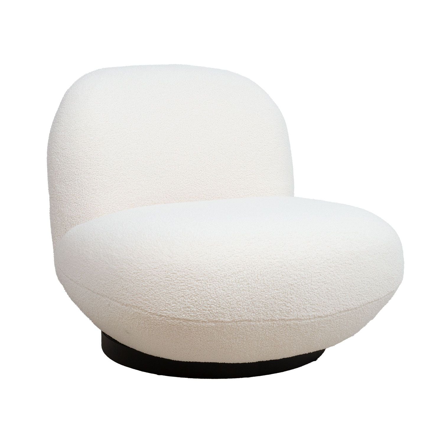 Lounge Chair Pamela | size: Width: 90cm, Height: 74cm, Depth: 80cm | color: White | image: 1 | variant: 1004903