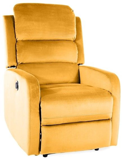 Lounge Chair Pegaz | size: Width: 64cm, Height: 102cm, Depth: 88cm | color: Yellow | image: 1 | variant: 1005055