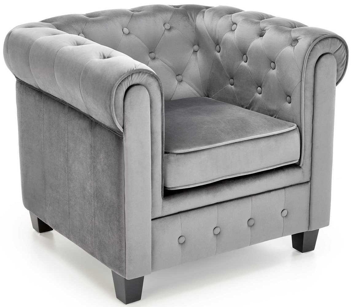 Lounge Chair Perugia | size: Width: 62cm, Height: 73cm, Depth: 75cm | color: Gray | image: 0 | variant: 1002748
