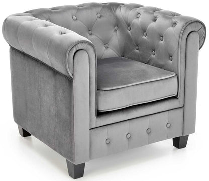 Lounge Chair Perugia | size: Width: 62cm, Height: 73cm, Depth: 75cm | color: Gray | image: 0 | variant: 1002748