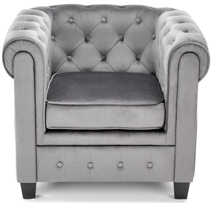 Lounge Chair Perugia | size: Width: 62cm, Height: 73cm, Depth: 75cm | color: Gray | image: 4 | variant: 1002748
