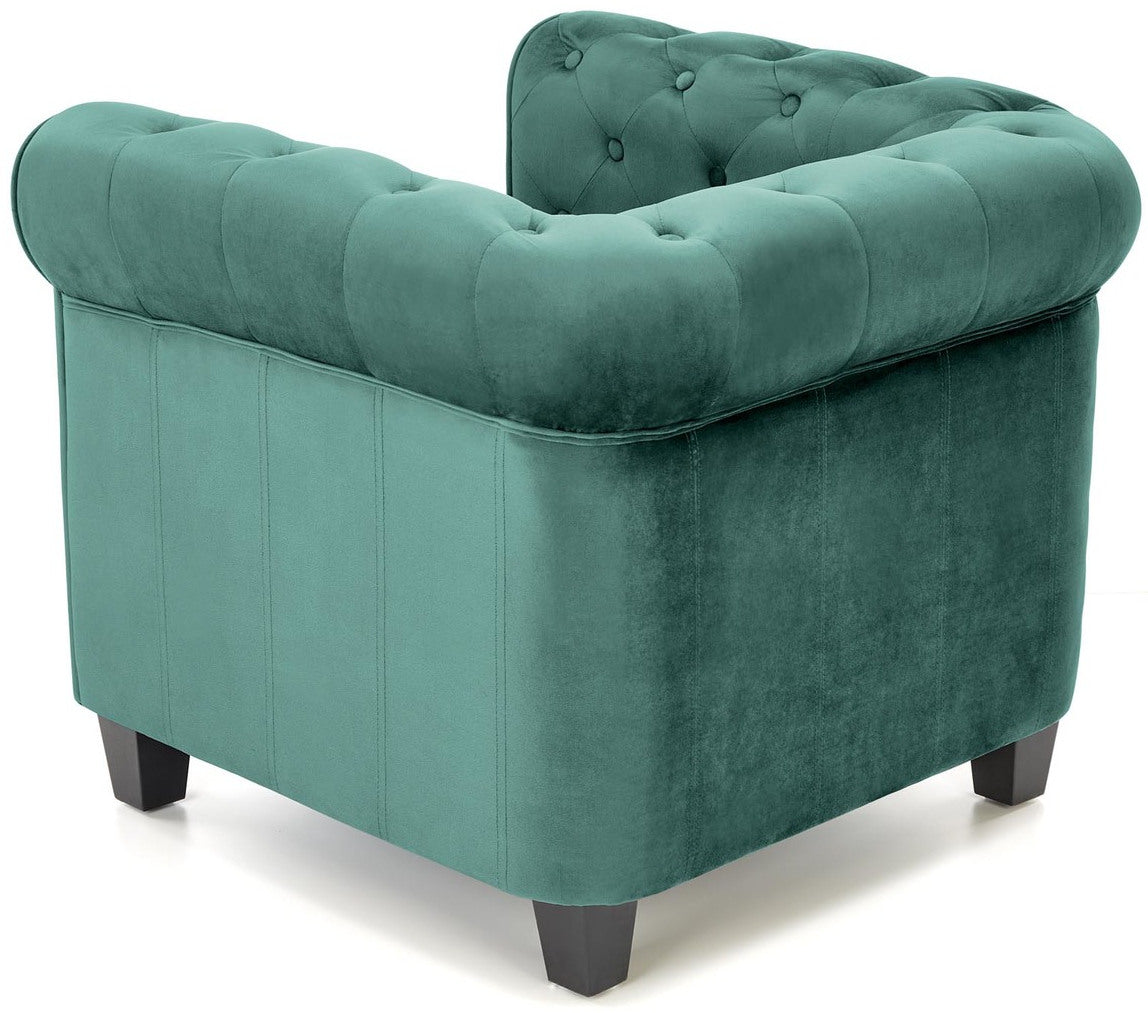 Lounge Chair Perugia | size: Width: 62cm, Height: 73cm, Depth: 75cm | color: Green | image: 3 | variant: 1002747