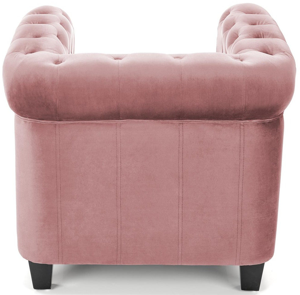 Lounge Chair Perugia | size: Width: 62cm, Height: 73cm, Depth: 75cm | color: Pink | image: 1 | variant: 1002749