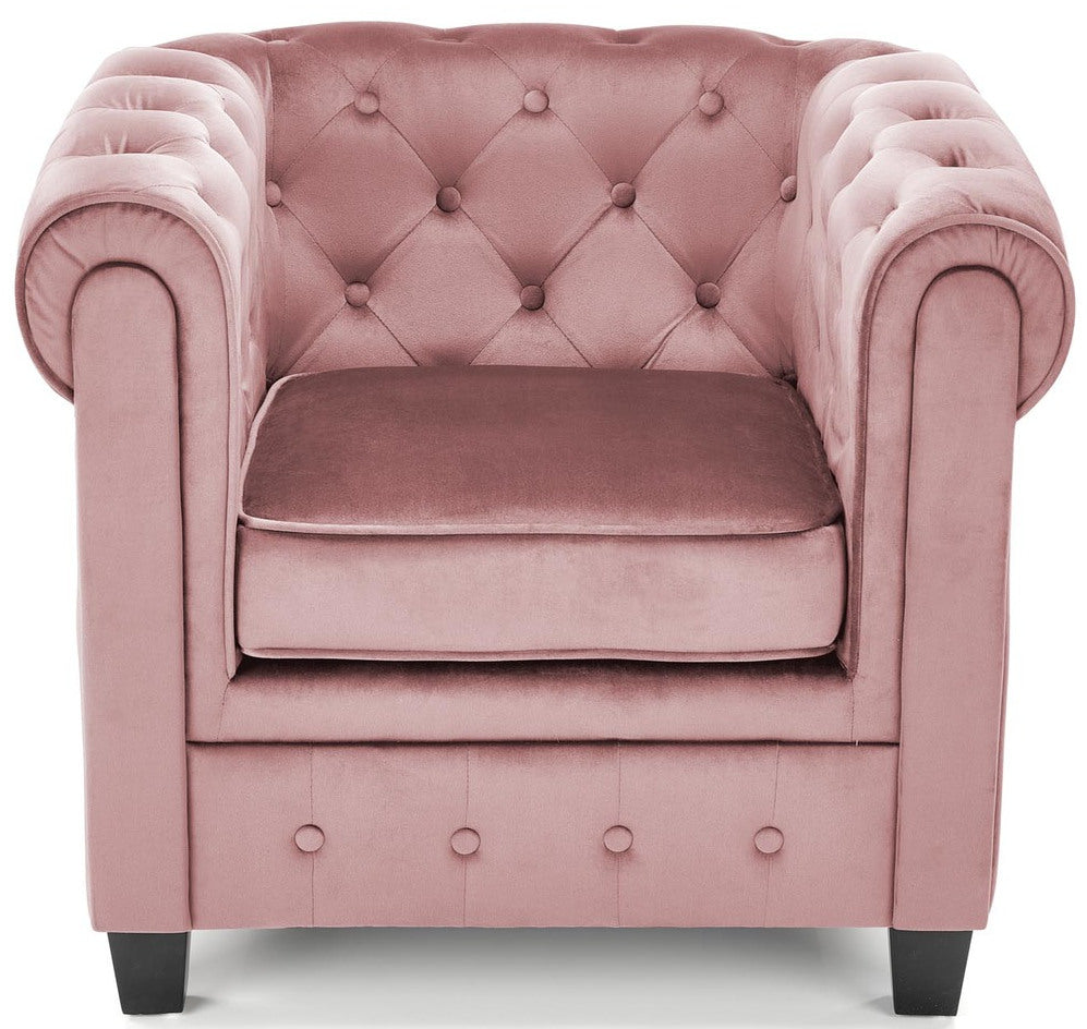 Lounge Chair Perugia | size: Width: 62cm, Height: 73cm, Depth: 75cm | color: Pink | image: 4 | variant: 1002749
