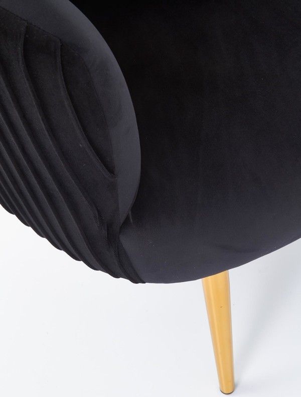 Lounge Chair Pisa | size: Width: 78cm, Height: 80cm, Depth: 72cm | color: Black | image: 5 | variant: 1002736