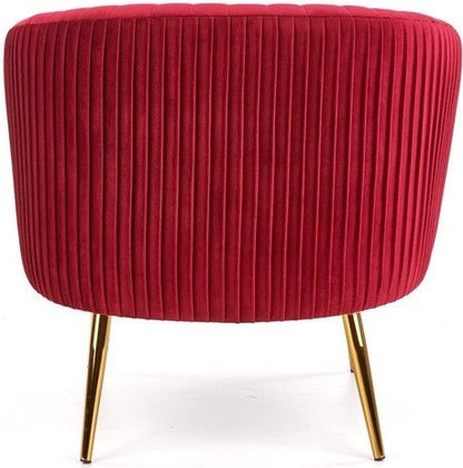 Lounge Chair Pisa | size: Width: 78cm, Height: 80cm, Depth: 72cm | color: Red | image: 2 | variant: 1002734