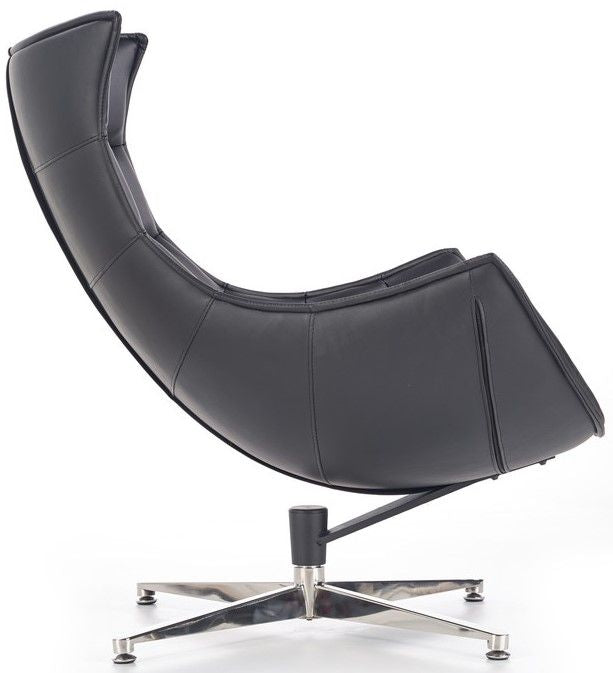 Lounge Chair Prato | size: Width: 76cm, Height: 96cm, Depth: 84cm | color: Black | image: 2 | variant: 1002773
