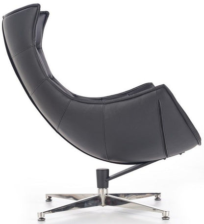 Lounge Chair Prato | size: Width: 76cm, Height: 96cm, Depth: 84cm | color: Black | image: 2 | variant: 1002773