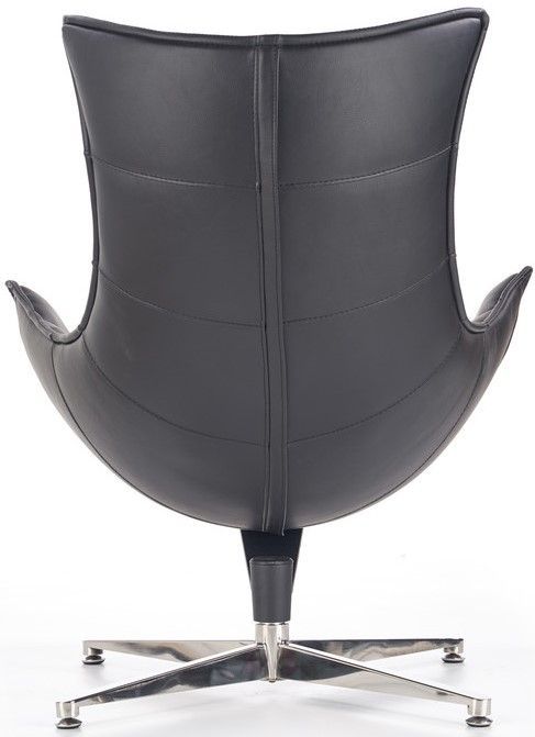 Lounge Chair Prato | size: Width: 76cm, Height: 96cm, Depth: 84cm | color: Black | image: 5 | variant: 1002773