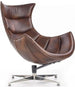 Lounge Chair Prato | size: Width: 76cm, Height: 96cm, Depth: 84cm | color: Brown | image: 1 | variant: 1002771