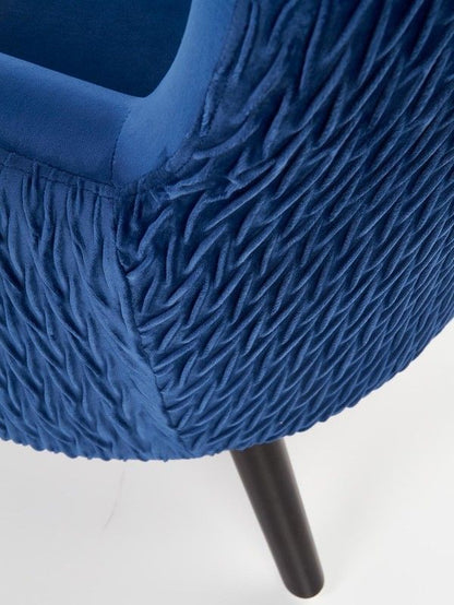 Lounge Chair Ravel | size: Width: 70cm, Height: 100cm, Depth: 78cm | color: Blue | image: 5 | variant: 1004710