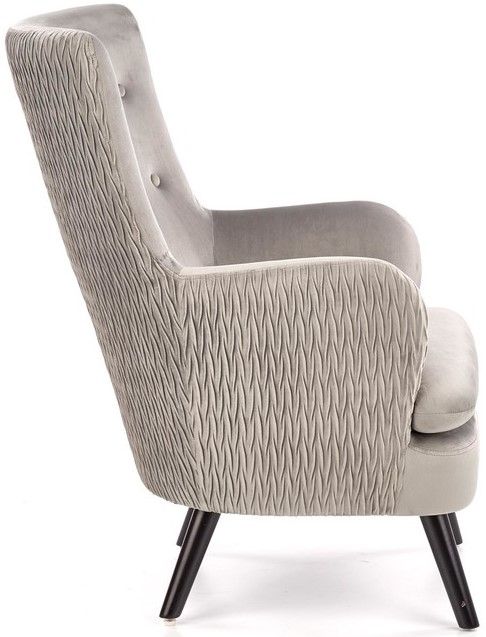 Lounge Chair Ravel | size: Width: 70cm, Height: 100cm, Depth: 78cm | color: Gray | image: 4 | variant: 1004709