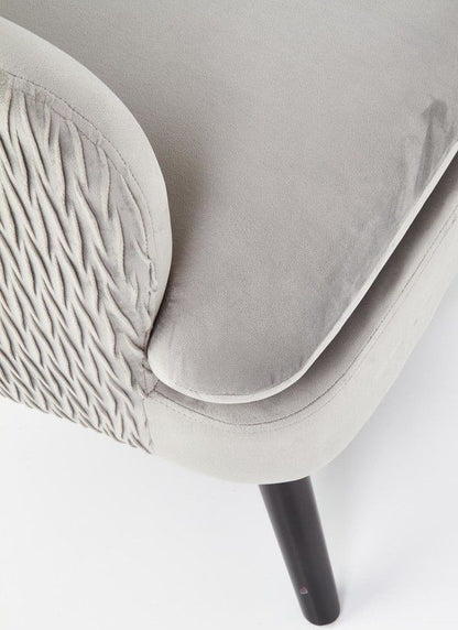 Lounge Chair Ravel | size: Width: 70cm, Height: 100cm, Depth: 78cm | color: Gray | image: 6 | variant: 1004709