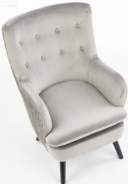 Lounge Chair Ravel | size: Width: 70cm, Height: 100cm, Depth: 78cm | color: Gray | image: 7 | variant: 1004709