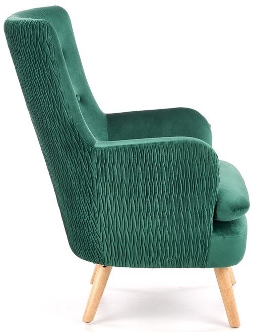 Lounge Chair Ravel | size: Width: 70cm, Height: 100cm, Depth: 78cm | color: Green | image: 4 | variant: 1004711