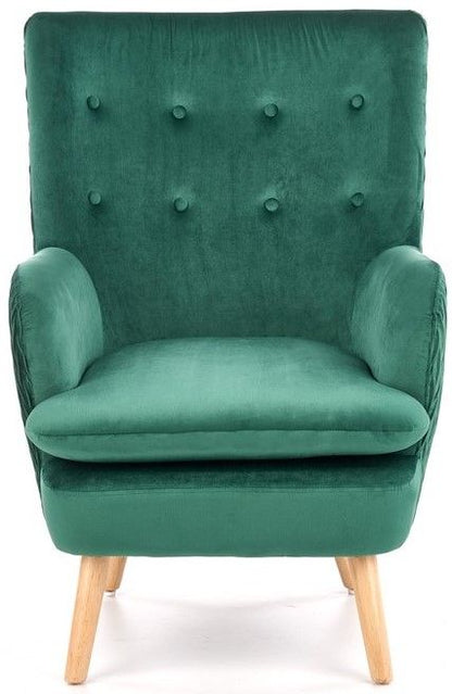 Lounge Chair Ravel | size: Width: 70cm, Height: 100cm, Depth: 78cm | color: Green | image: 5 | variant: 1004711