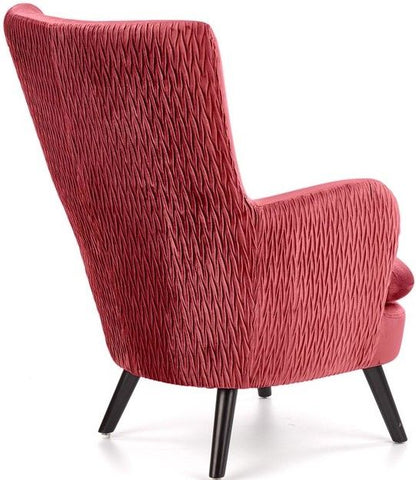 Lounge Chair Ravel | size: Width: 70cm, Height: 100cm, Depth: 78cm | color: Red | image: 3 | variant: 1004712