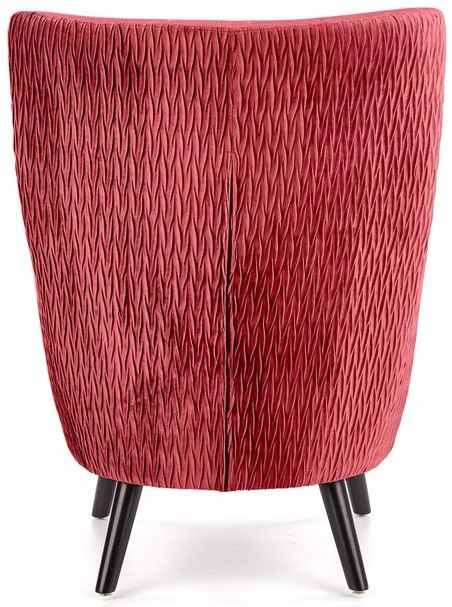 Lounge Chair Ravel | size: Width: 70cm, Height: 100cm, Depth: 78cm | color: Red | image: 7 | variant: 1004712