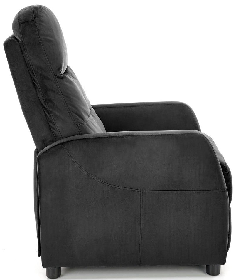 Lounge Chair Ravenna | size: Width: 64cm, Height: 76cm, Depth: 84cm | color: Black | image: 4 | variant: 1002755