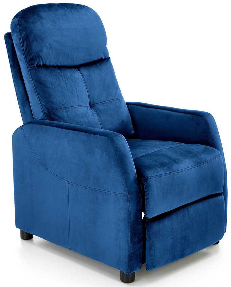 Lounge Chair Ravenna | size: Width: 64cm, Height: 76cm, Depth: 84cm | color: Blue | image: 1 | variant: 1002756