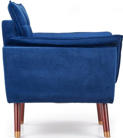Lounge Chair Rezzo | size: Width: 80cm, Height: 84cm, Depth: 73cm | color: Blue | image: 2 | variant: 1004717