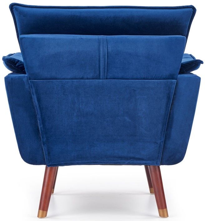 Lounge Chair Rezzo | size: Width: 80cm, Height: 84cm, Depth: 73cm | color: Blue | image: 4 | variant: 1004717