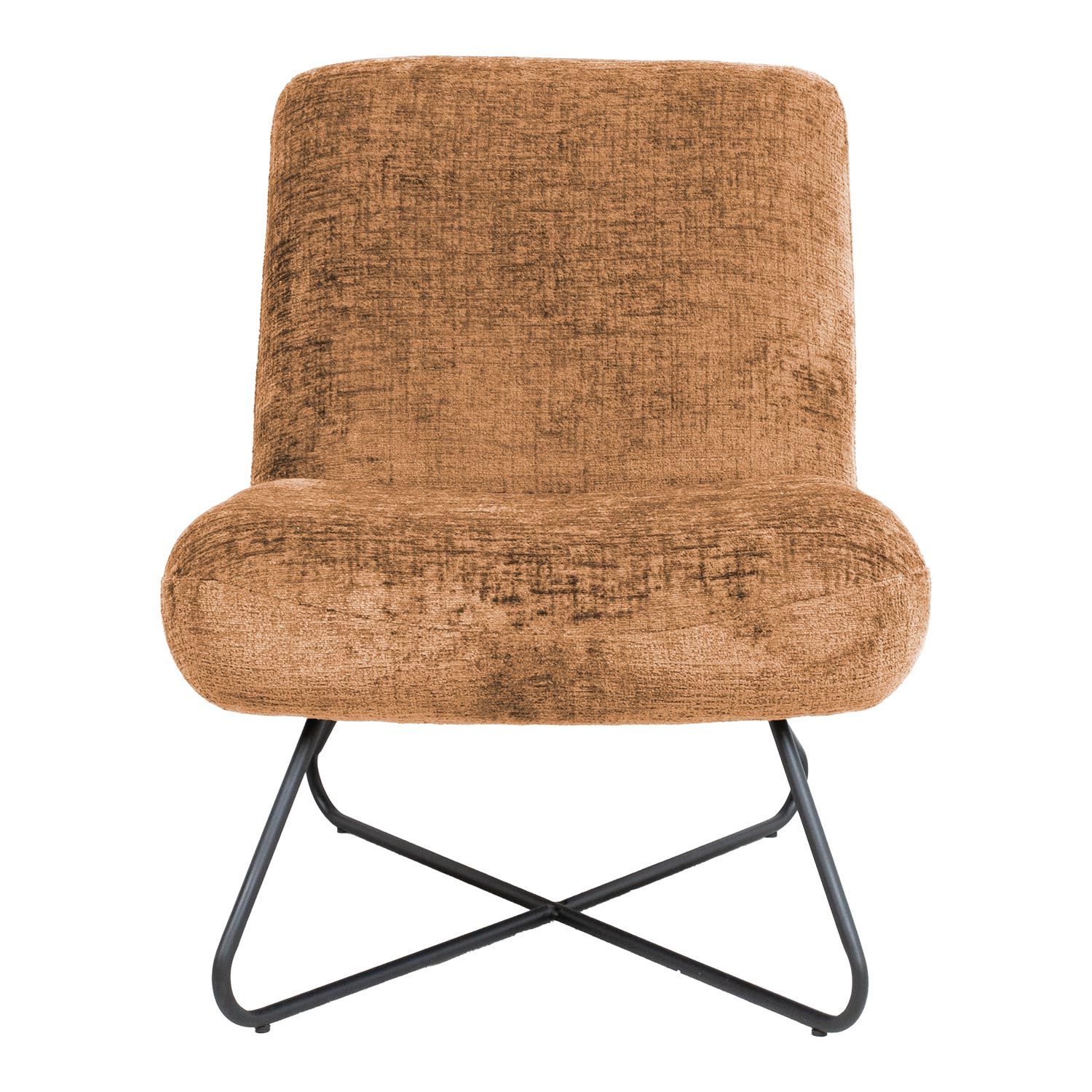 Lounge Chair Ripon | size: Width: 65cm, Height: 84cm, Depth: 74cm | color: Orange | image: 1 | variant: 1000976