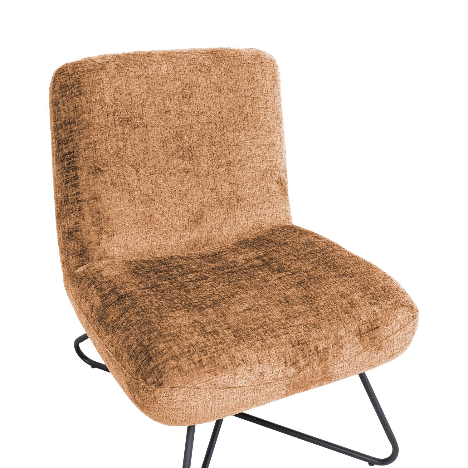 Lounge Chair Ripon | size: Width: 65cm, Height: 84cm, Depth: 74cm | color: Orange | image: 4 | variant: 1000976