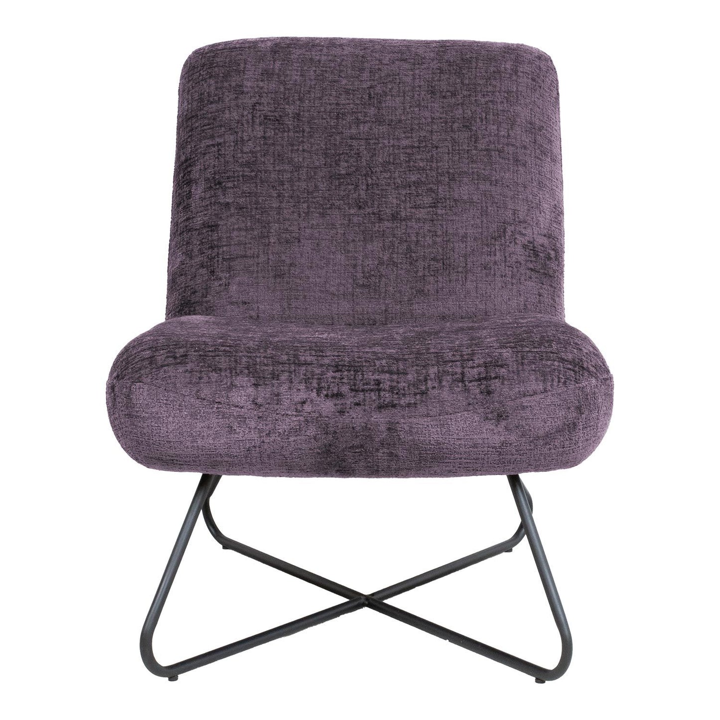 Lounge Chair Ripon | size: Width: 65cm, Height: 84cm, Depth: 74cm | color: Violet | image: 1 | variant: 1000977