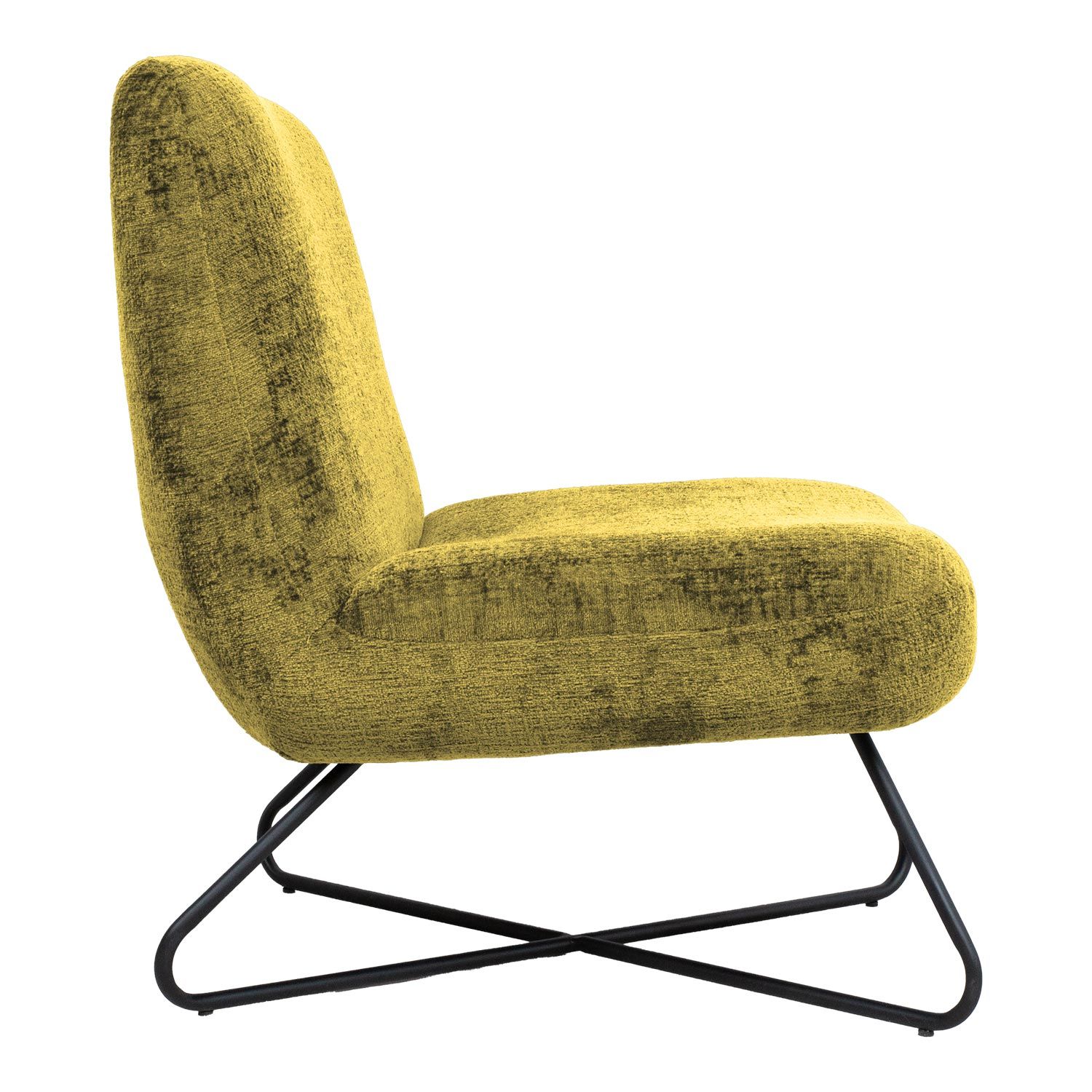 Lounge Chair Ripon | size: Width: 65cm, Height: 84cm, Depth: 74cm | color: Yellow | image: 2 | variant: 1000975