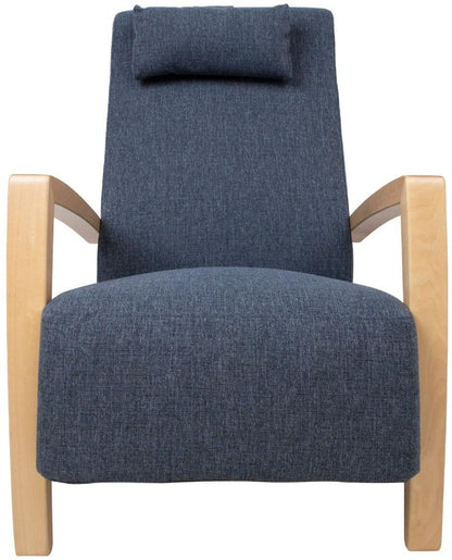 Lounge Chair Ross | size: Width: 65.5cm, Height: 104cm, Depth: 65cm | color: Blue | image: 2 | variant: 1001106