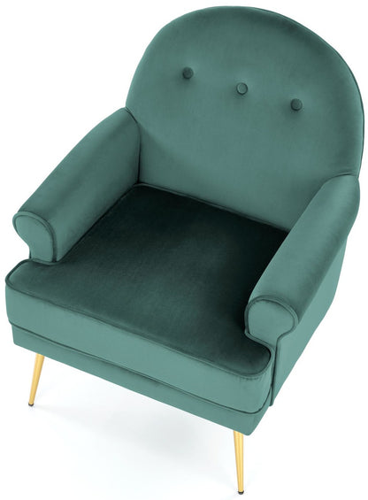 Lounge Chair Santi | size: Width: 74cm, Height: 88cm, Depth: 74cm | color: Green | image: 5 | variant: 1004719