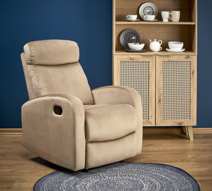 Lounge Chair Sassari | size: Width: 80cm, Height: 92cm, Depth: 90cm | color: Beige | image: 3 | variant: 1002827