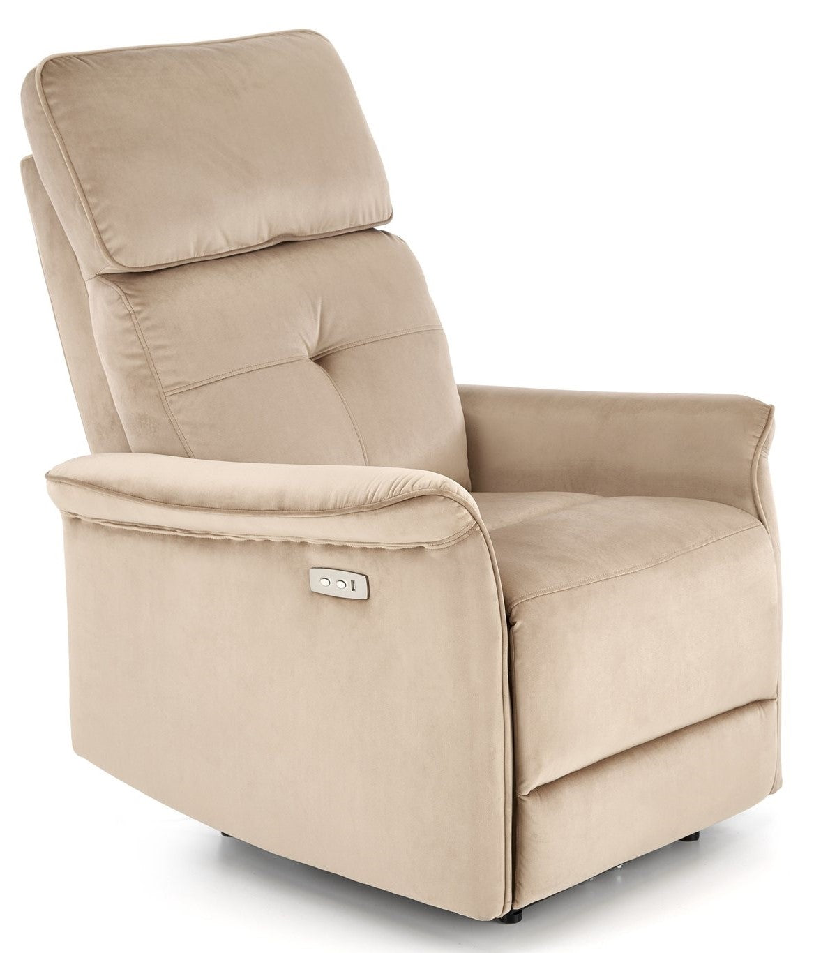 Lounge Chair Semir | size: Width: 80cm, Height: 92cm, Depth: 90cm | color: Beige | image: 1 | variant: 1004722