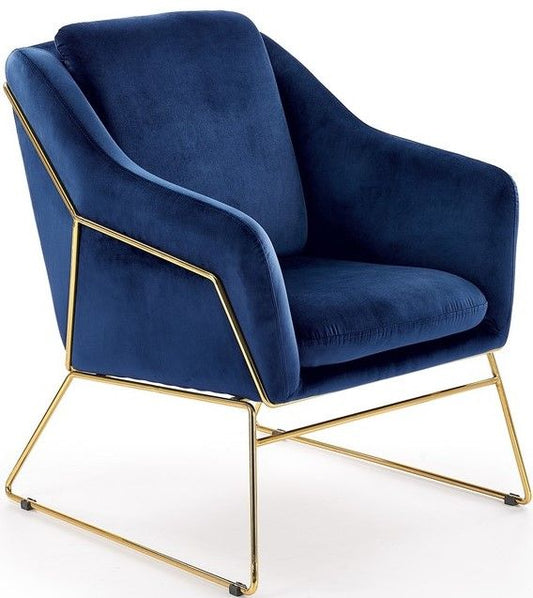 Lounge Chair Soft 3 | size: Width: 69cm, Height: 81cm, Depth: 76cm | color: Blue | image: 1 | variant: 1004726