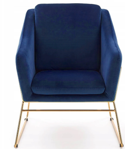 Lounge Chair Soft 3 | size: Width: 69cm, Height: 81cm, Depth: 76cm | color: Blue | image: 2 | variant: 1004726
