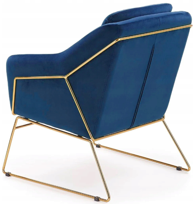 Lounge Chair Soft 3 | size: Width: 69cm, Height: 81cm, Depth: 76cm | color: Blue | image: 3 | variant: 1004726