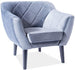 Lounge Chair Southampton | size: Width: 78cm, Height: 76cm, Depth: 75cm | color: Gray | image: 1 | variant: 1004063