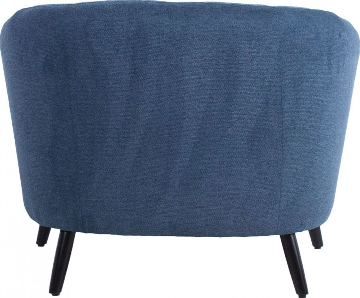 Lounge Chair Stratford | size: Width: 100cm, Height: 76cm, Depth: 88cm | color: Blue | image: 4 | variant: 1001051