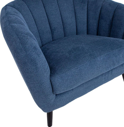 Lounge Chair Stratford | size: Width: 100cm, Height: 76cm, Depth: 88cm | color: Blue | image: 5 | variant: 1001051