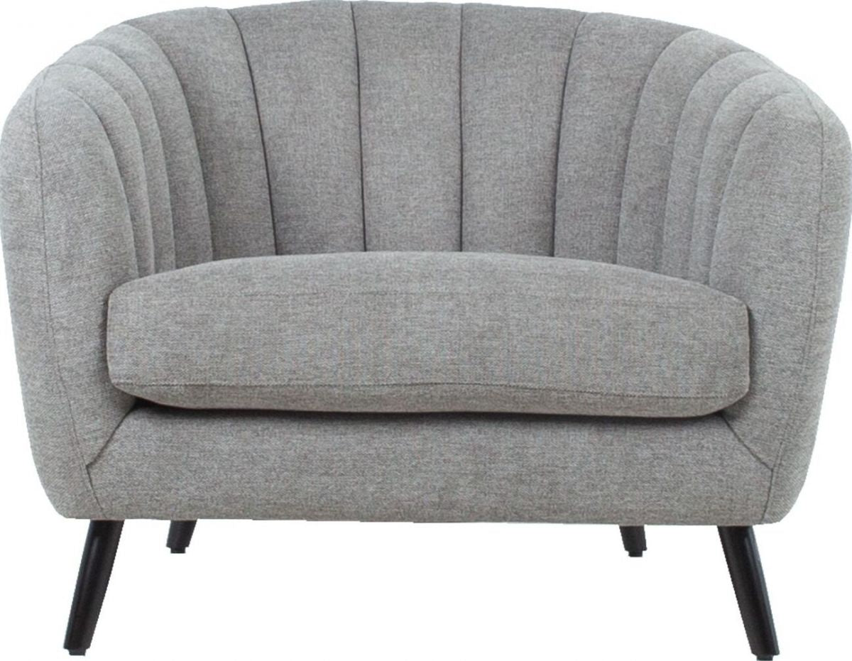 Lounge Chair Stratford | size: Width: 100cm, Height: 76cm, Depth: 88cm | color: Gray | image: 2 | variant: 1001047