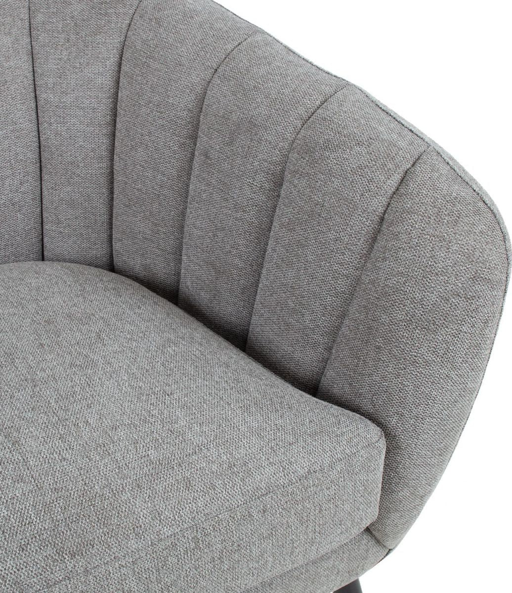 Lounge Chair Stratford | size: Width: 100cm, Height: 76cm, Depth: 88cm | color: Gray | image: 5 | variant: 1001047