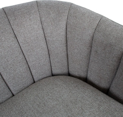 Lounge Chair Stratford | size: Width: 100cm, Height: 76cm, Depth: 88cm | color: Gray | image: 7 | variant: 1001047