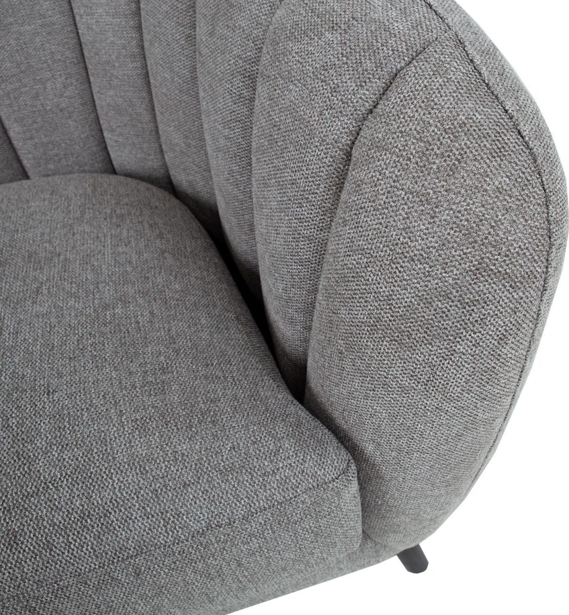 Lounge Chair Stratford | size: Width: 100cm, Height: 76cm, Depth: 88cm | color: Gray | image: 8 | variant: 1001047