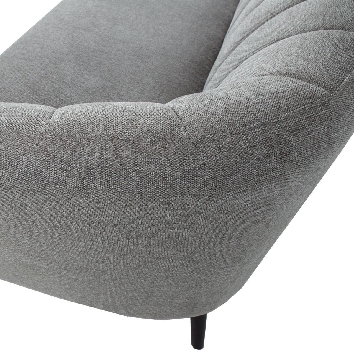 Lounge Chair Stratford | size: Width: 100cm, Height: 76cm, Depth: 88cm | color: Gray | image: 9 | variant: 1001047
