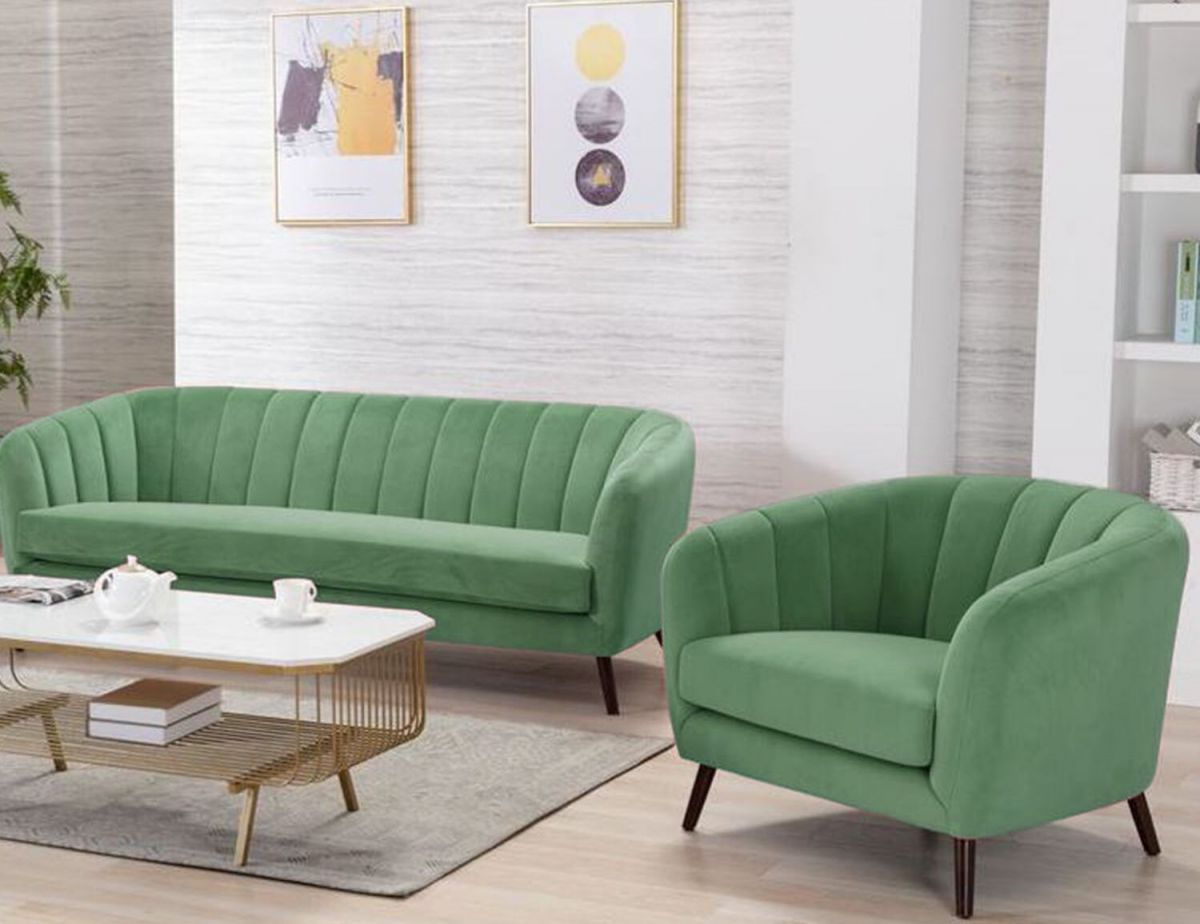 Lounge Chair Stratford | size: Width: 100cm, Height: 76cm, Depth: 88cm | color: Green | image: 8 | variant: 1001050
