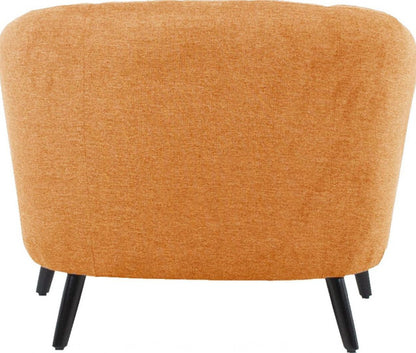 Lounge Chair Stratford | size: Width: 100cm, Height: 76cm, Depth: 88cm | color: Orange | image: 4 | variant: 1001052